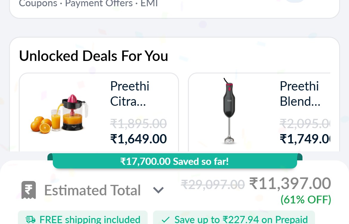 Preethi — Mobile