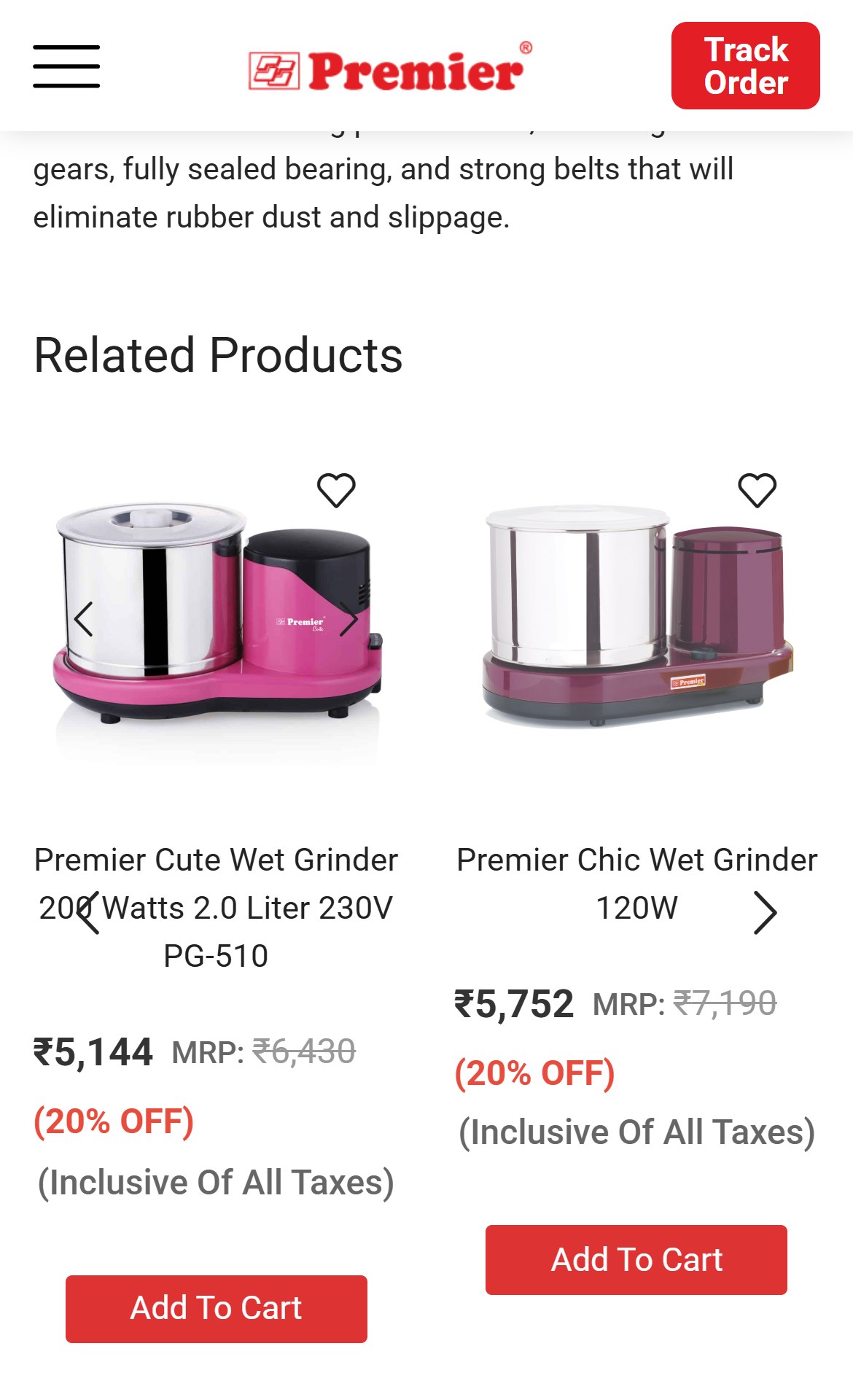 Premier — Mobile