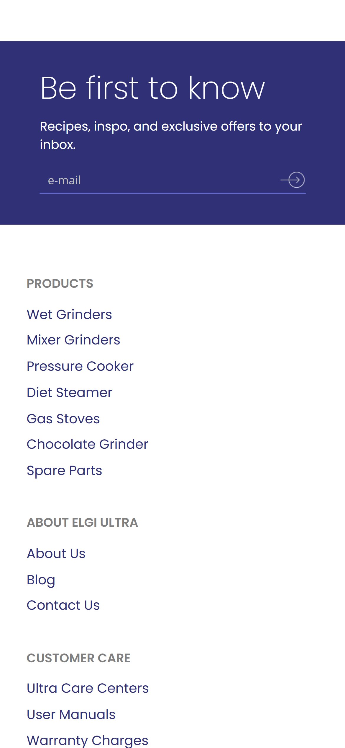 Elgi Ultra — Mobile